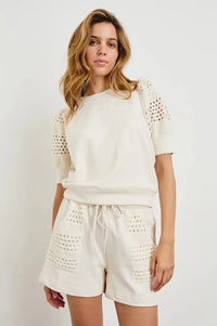 Rails Kimberly Top- Oat-Hand In Pocket