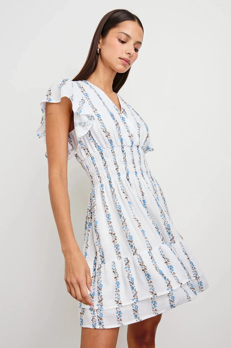 Rails Kimora Dress- Bluebell Stripe-Hand In Pocket