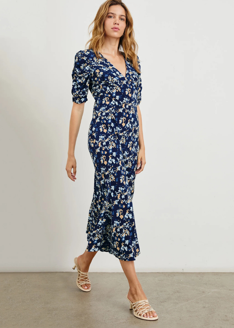 Rails Zariah Dress- Navy Flora ***FINAL SALE***-Hand In Pocket