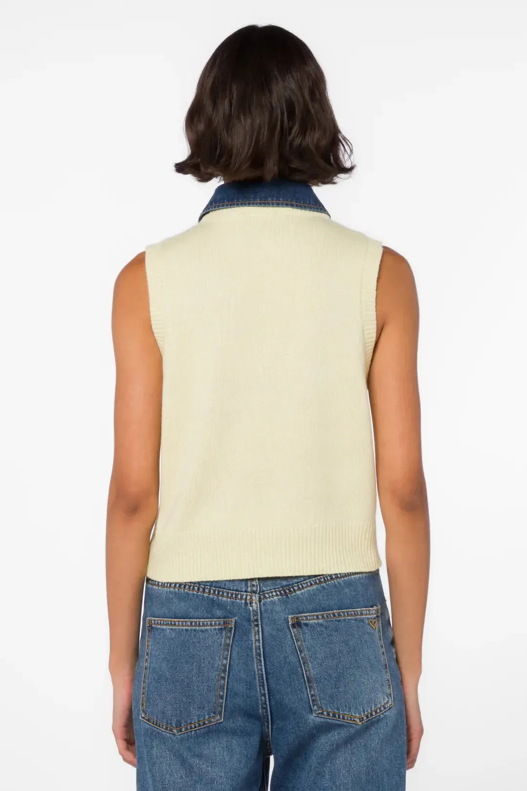 Velvet Heart Renier Tank - Lemon Chiffon-Hand In Pocket