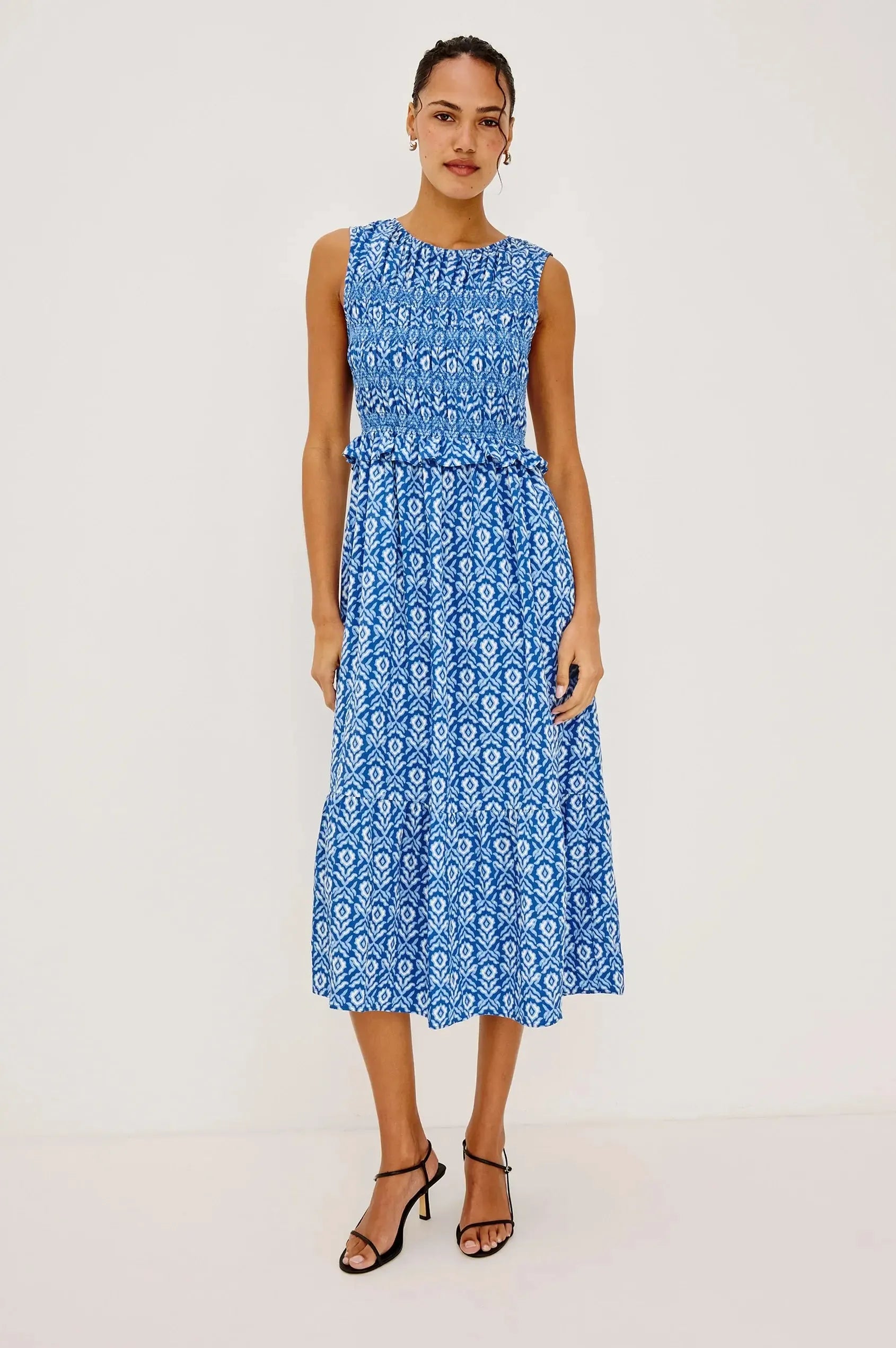 Rails Rialto Dress - Blue Ikat-Hand In Pocket