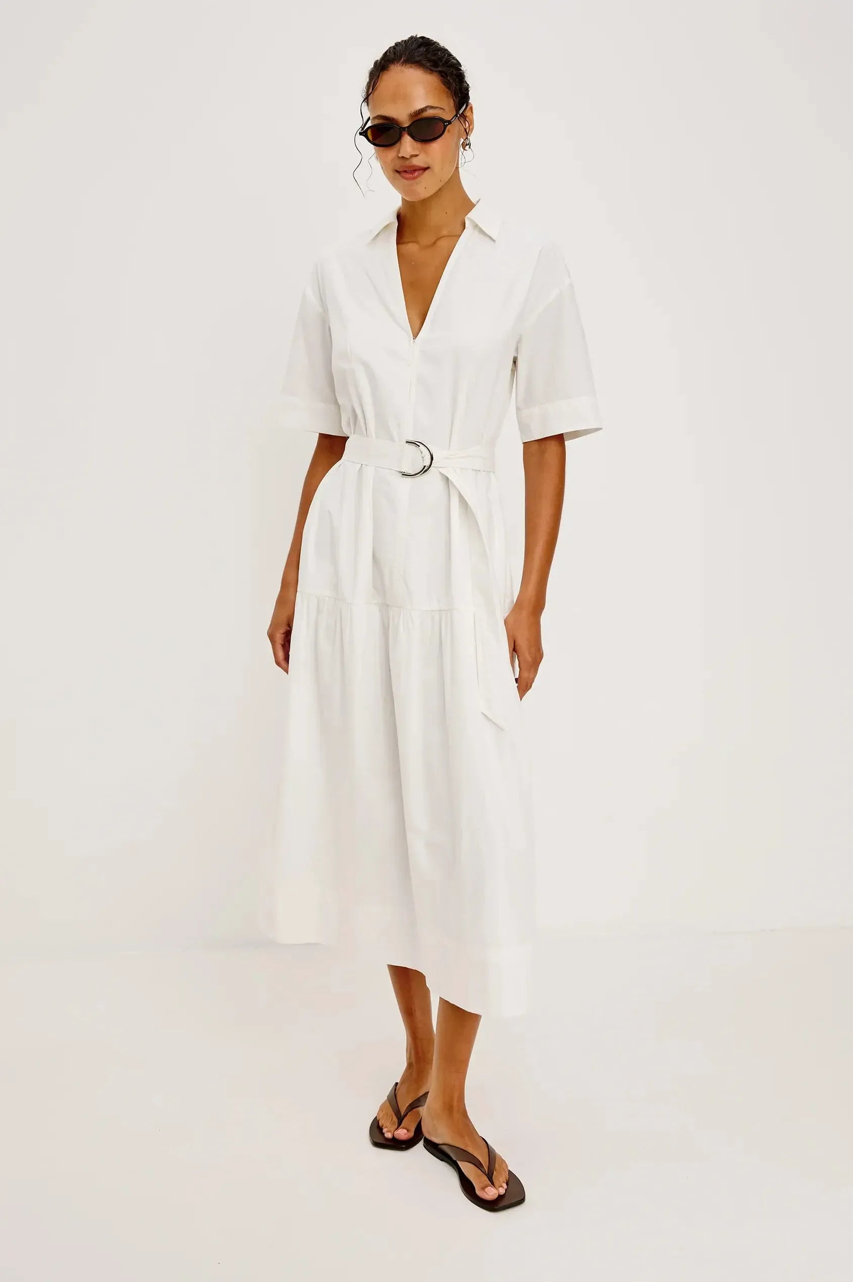 Rails Richmond Dress - White-Hand In Pocket