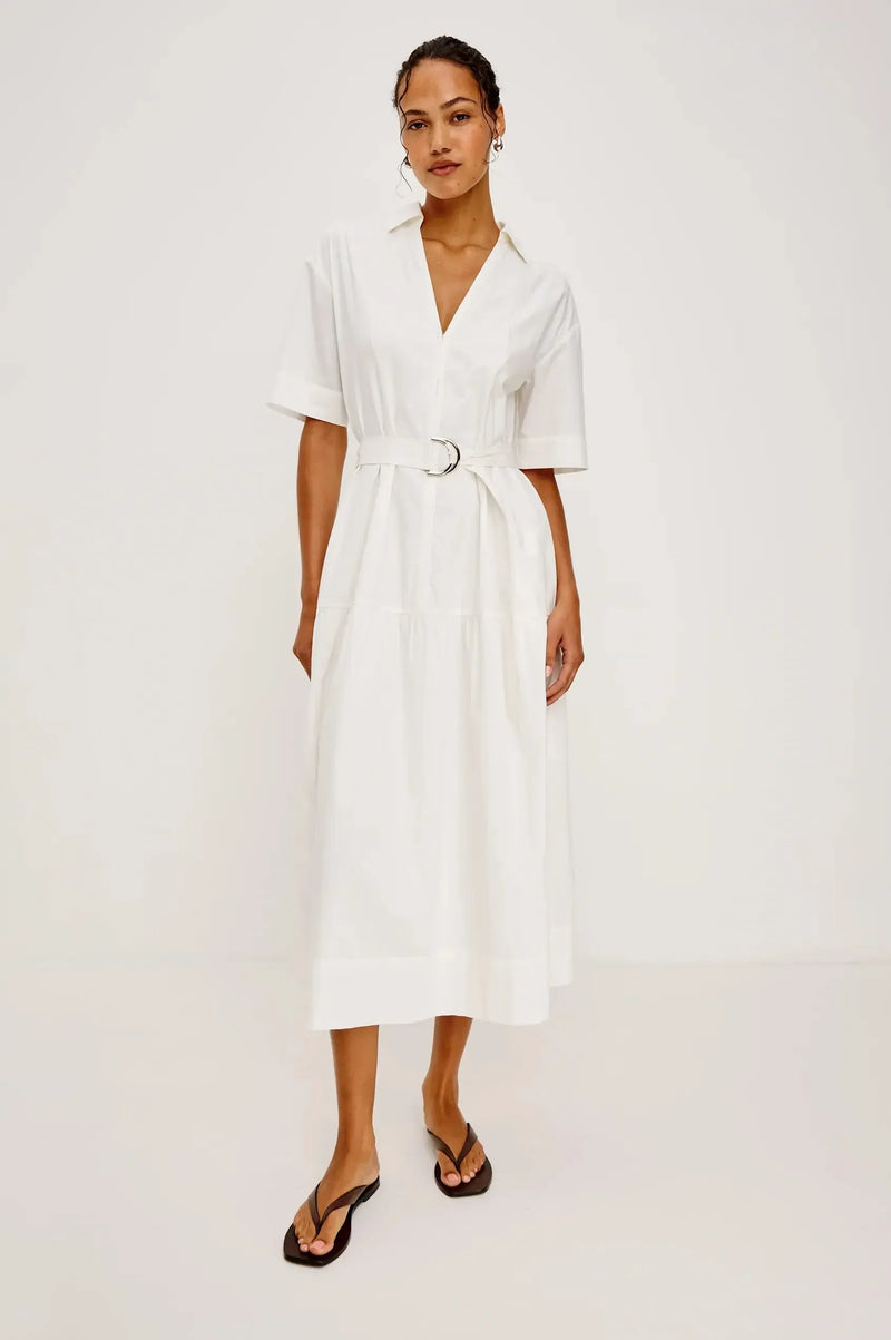 Rails | Richmond Dress - White | Premium Cotton | Size S | Women's Dresses Rails | Richmond Dress - White | Premium Cotton | Size S | Women's Dresses