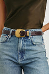 Rails Rodeo Belt- Brown/ Gold