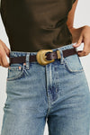 Rails Rodeo Belt- Brown/ Gold