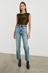 Rails Rodeo Belt- Brown/ Gold