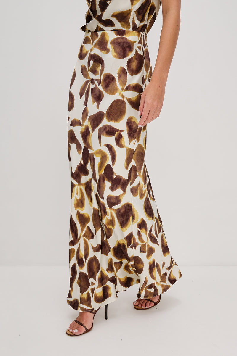 Rails Romina Midi Skirt- Espresso Lily-Hand In Pocket