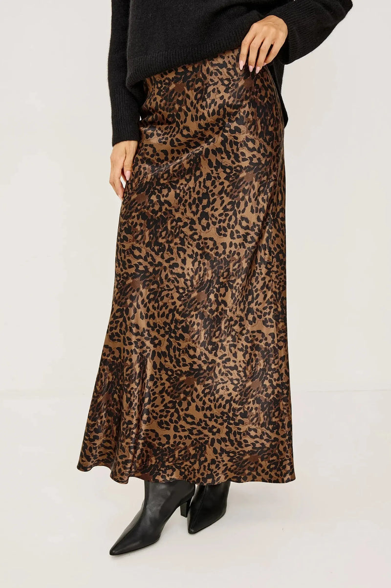 Rails Romina Midi Skirt - Ginger Spotted-Hand In Pocket