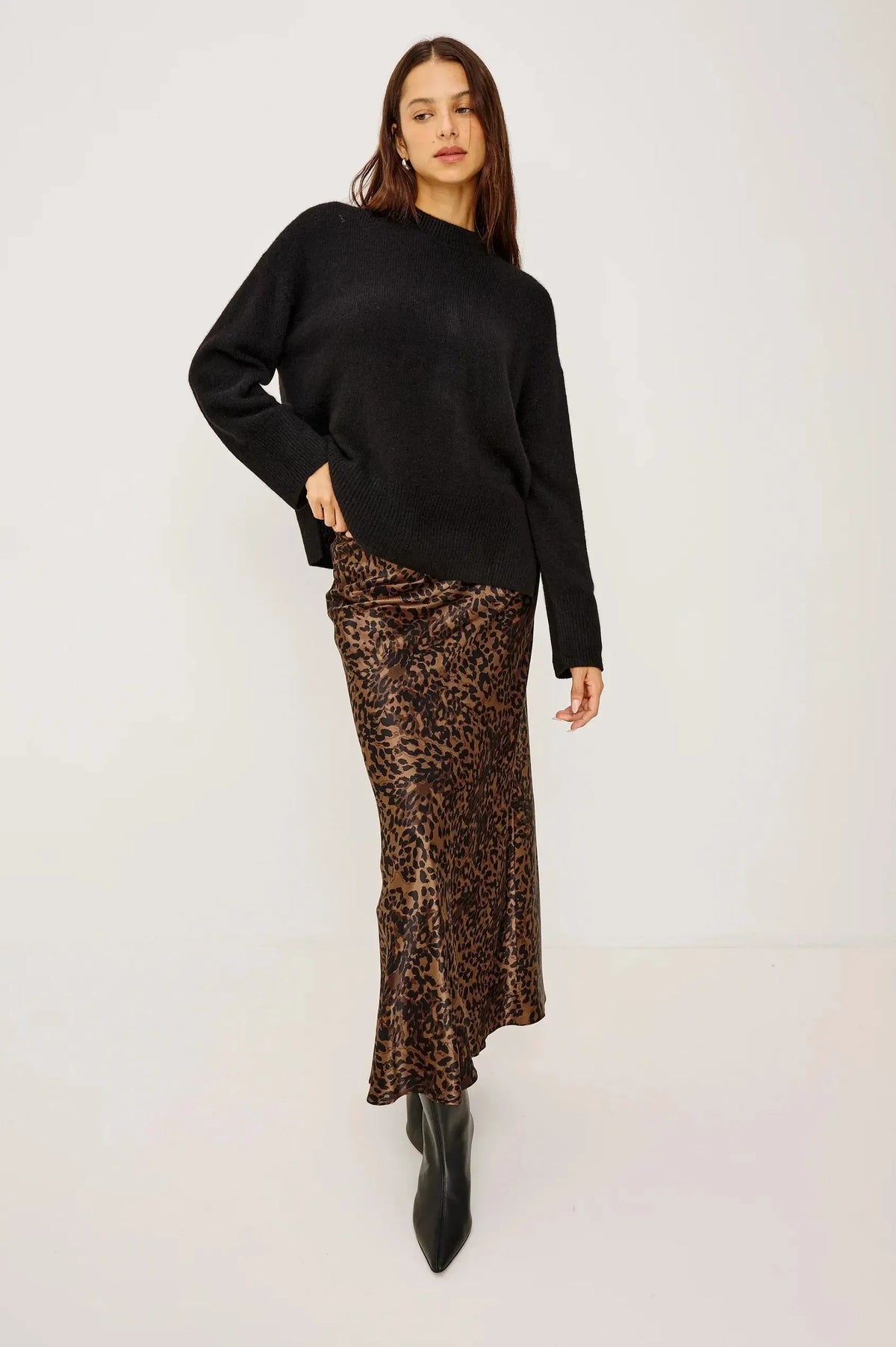 Rails Romina Midi Skirt - Ginger Spotted-Hand In Pocket