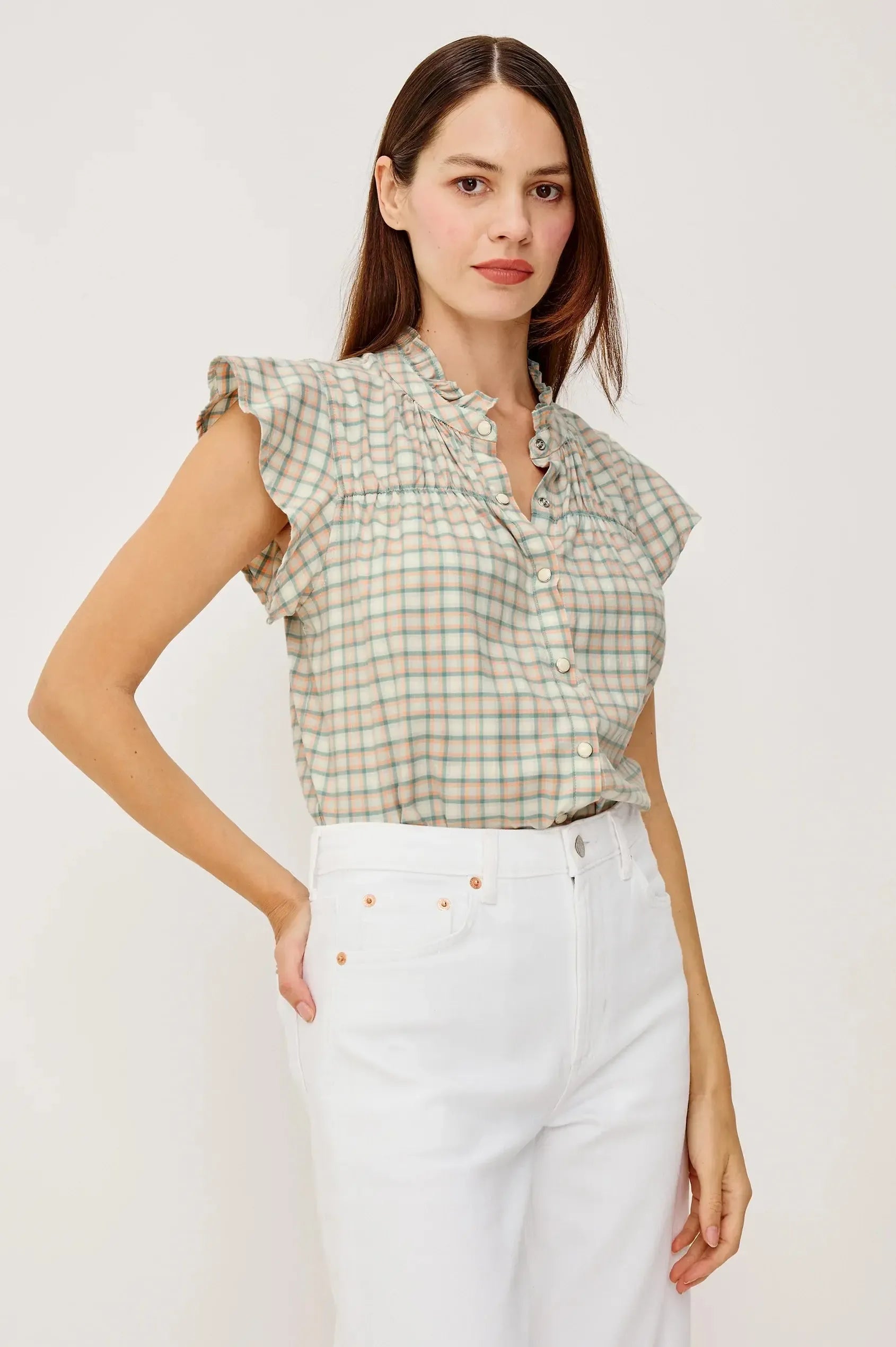 Rails Ruthie Top- Julep Mint-Hand In Pocket
