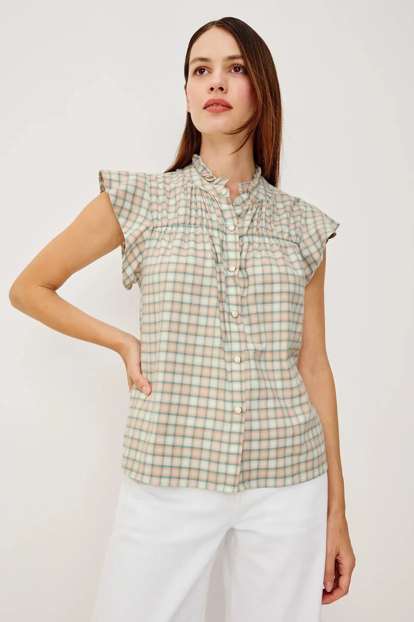 Rails Ruthie Top- Julep Mint-Hand In Pocket