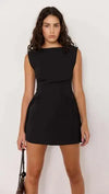 MINKPINK Romy Mini Dress - Black-Hand In Pocket