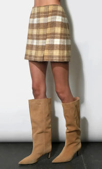 Greylin Rowan Wrap Mini Skirt - Lemon-Hand In Pocket