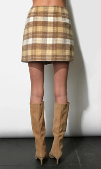 Greylin Rowan Wrap Mini Skirt - Lemon-Hand In Pocket