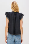 Rails Sable Top- Black-Hand In Pocket
