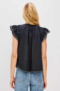 Rails Sable Top- Black-Hand In Pocket