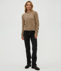 Michael Stars Genova Puff Sleeve PO - Dk Oatmeal