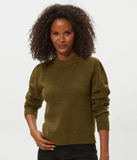 Michael Stars Genova Puff Sleeve PO - Topiary