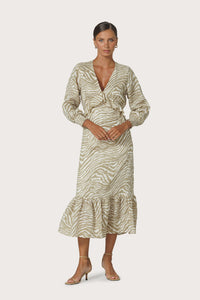 Lusana Rose Linen Maxi - Macan