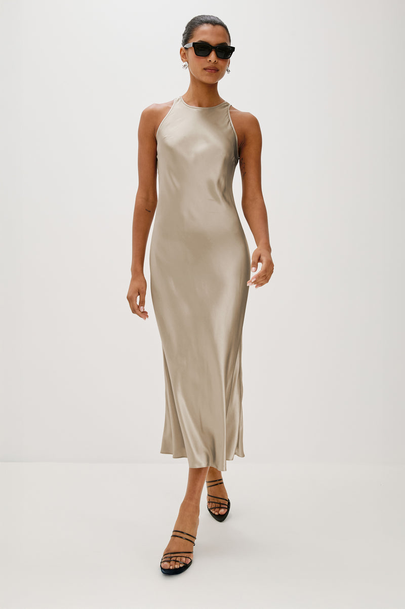 Rails Solene Dress -Mink-Hand In Pocket