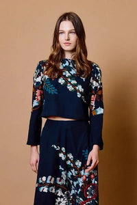 Cleobella Sophie Top - Fleuron Print