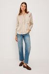 Rails Spencer Blouse-Bronze Stripe