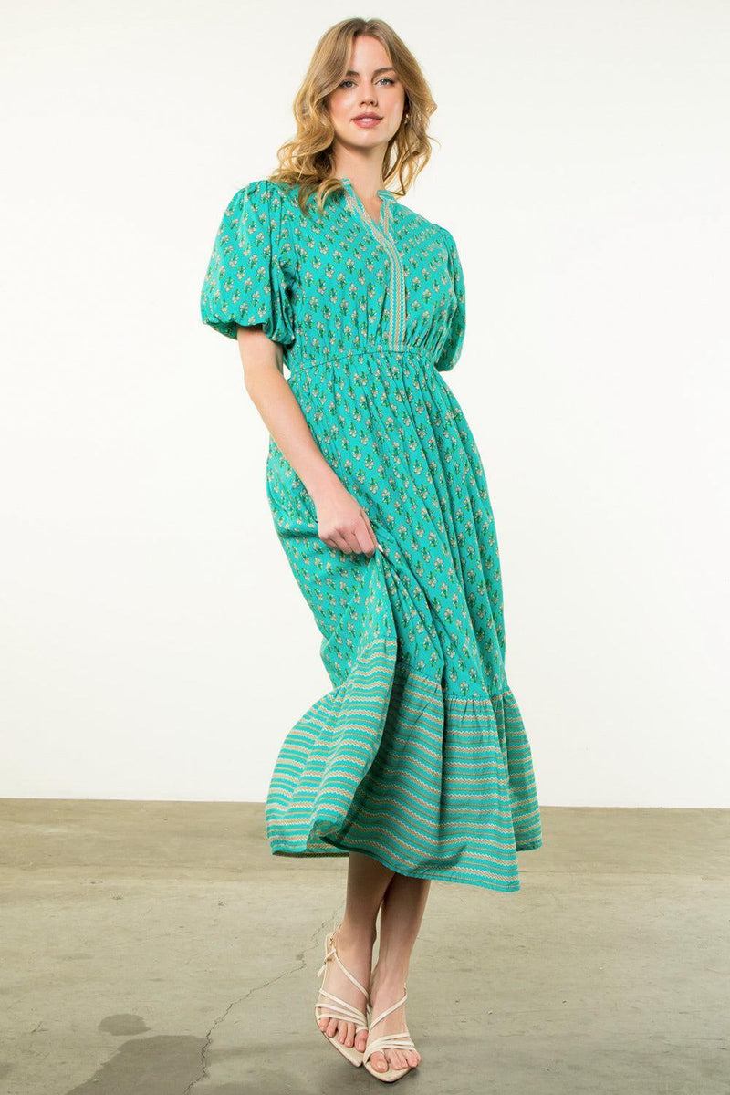 THML Charlotte Midi Dress-Hand In Pocket