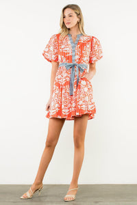 THML Harper Tie Waist Dress-Hand In Pocket
