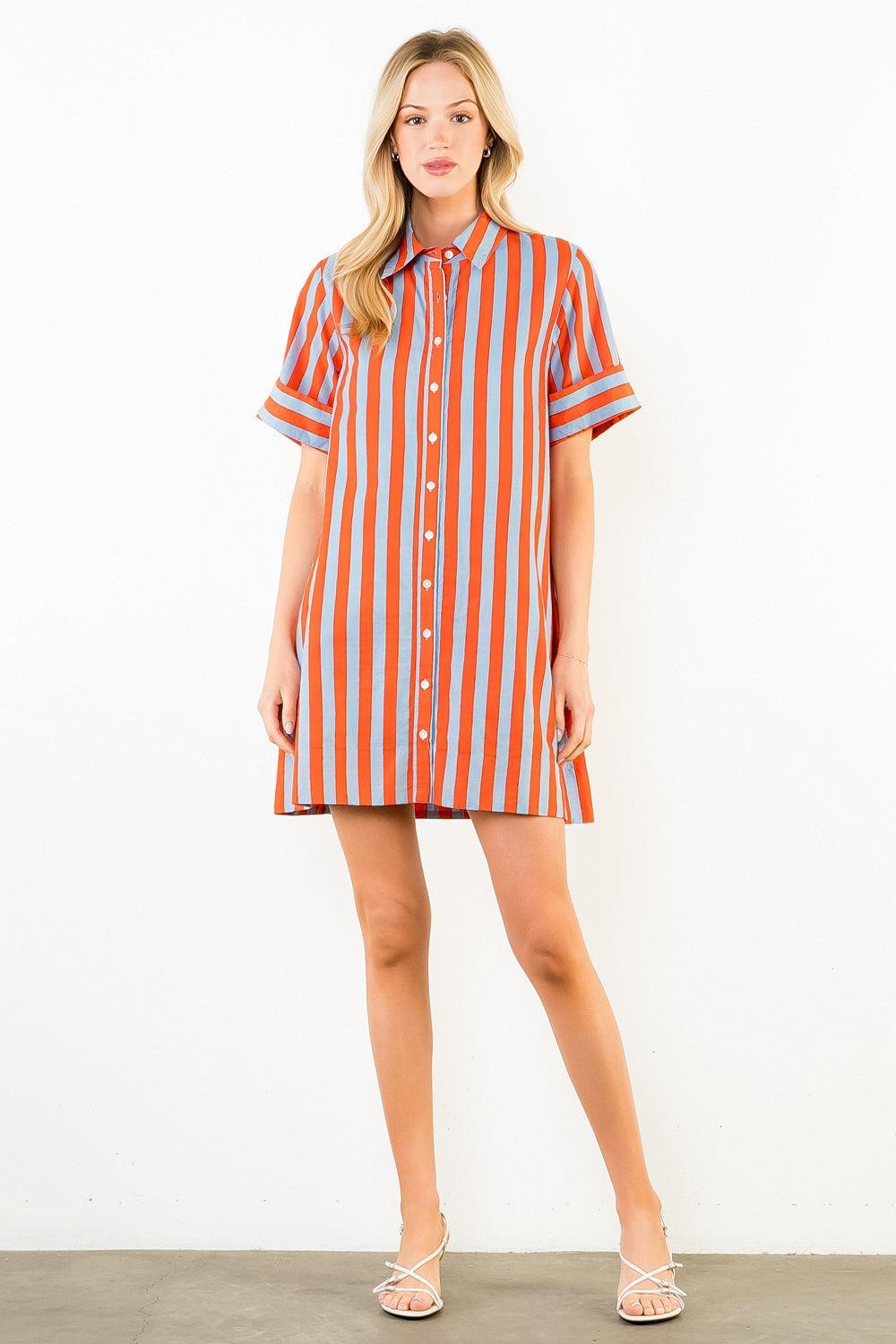 thml dresses Melina Button Up Dress Size:7 US Men (6 AU/UK) Women's Black Button-Down Shirts half button front Highlighting curves