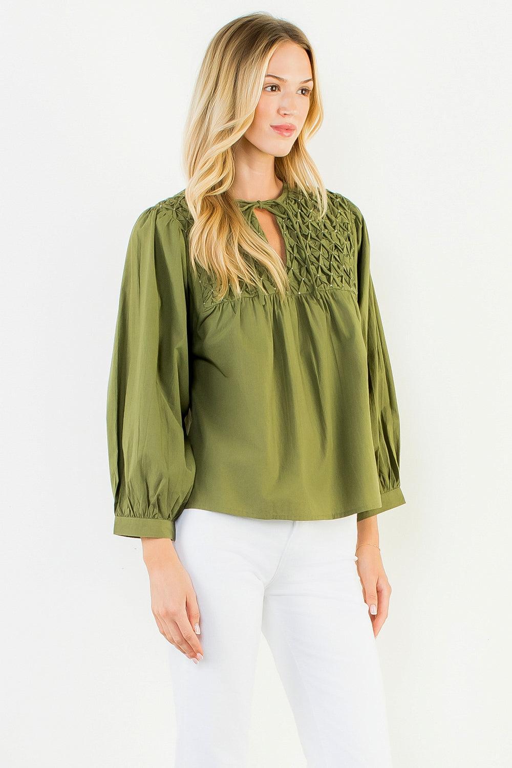THML Josephine Top - Vine-Hand In Pocket