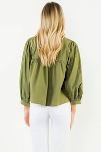 THML Josephine Top - Vine-Hand In Pocket