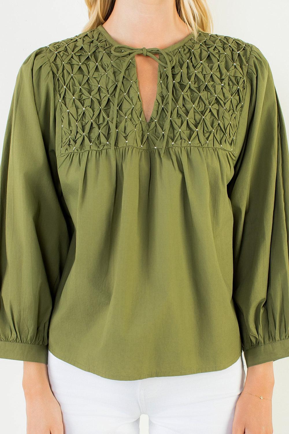 THML Josephine Top - Vine-Hand In Pocket