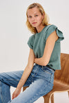 Rails Stasia SS Sweater- Teal