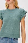 Rails Stasia SS Sweater- Teal