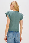 Rails Stasia SS Sweater- Teal