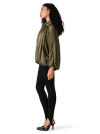 Steve Madden Aspen Jacket - Dark Olive-Hand In Pocket
