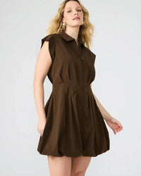 Steve Madden Dyanne Dress - Dark Espresso-Hand In Pocket