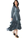 Steve Madden Bei Dress- Cloud Grey-Hand In Pocket