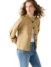 Steve Madden Kaylee Jacket- Khaki-Hand In Pocket