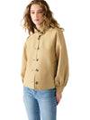 Steve Madden Kaylee Jacket- Khaki-Hand In Pocket