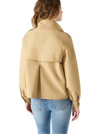 Steve Madden Kaylee Jacket- Khaki-Hand In Pocket