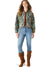 Steve Madden Adalynn Jacket- Dk Sage-Hand In Pocket