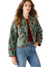 Steve Madden Adalynn Jacket- Dk Sage-Hand In Pocket