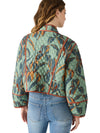 Steve Madden Adalynn Jacket- Dk Sage-Hand In Pocket