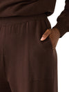 Steve Madden Kori Sweater Pant- Dark Espresso-Hand In Pocket