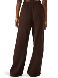 Steve Madden Kori Sweater Pant- Dark Espresso-Hand In Pocket