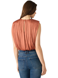 Steve Madden Milana Top- Copper-Hand In Pocket