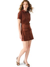 Steve Madden Joliana Dress- Dark Fig-Hand In Pocket