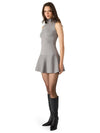 Steve Madden Breslin Sweater Dress- Grey-Hand In Pocket