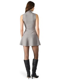Steve Madden Breslin Sweater Dress- Grey-Hand In Pocket